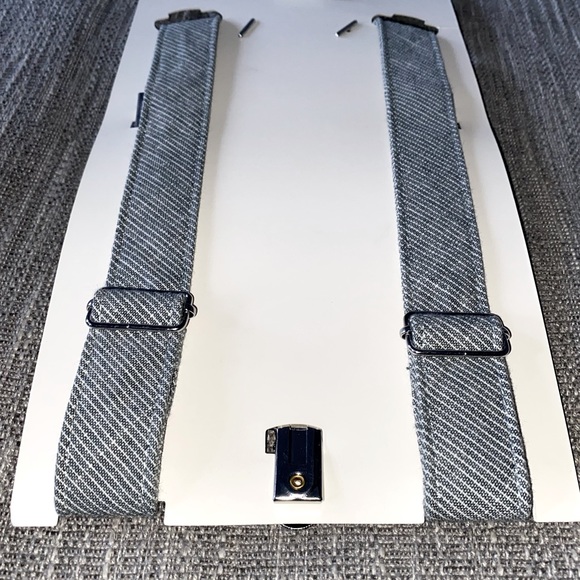 Bow Tie, Suspenders, Pocket Square Set - Picture 4 of 6